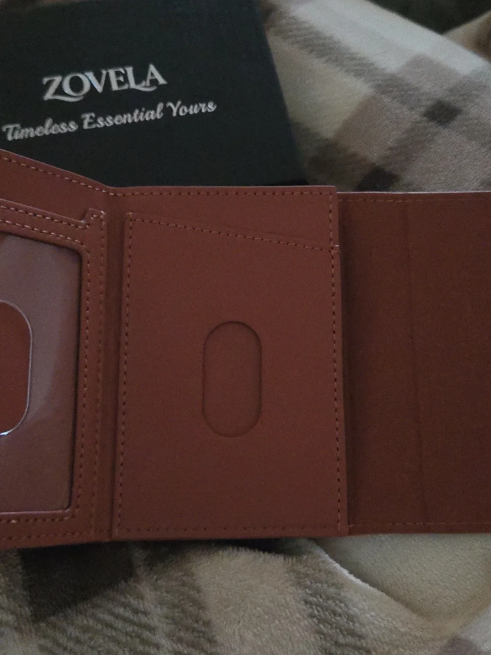 Men's Card Holder - Tan Leather